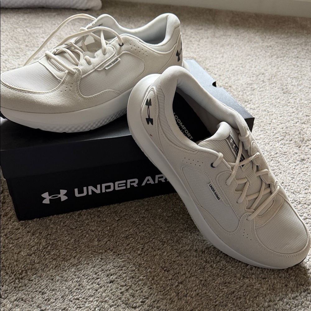 Under Armour Off-White Athletic Shoes UA Charged Versurge Brand New